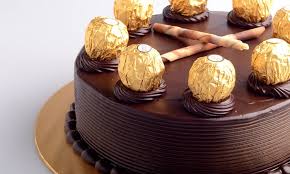 Chocolate ferrero rocher cake 1/2 kg