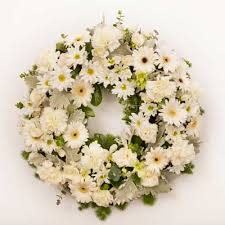 Sympathy Wreath with 60 mix flowers