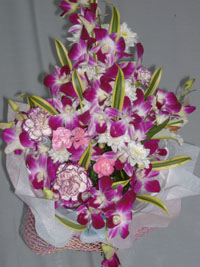 Carnations and orchids Bouquet