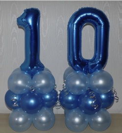 Double digit balloon for birthday or anniversary