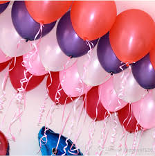 30 helium balloons