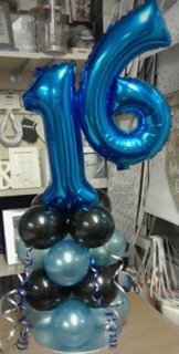 Double digit balloon for birthday or anniversary