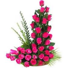 30 pink rose arrangement