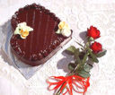 Heart Shaped Chocolate Cake